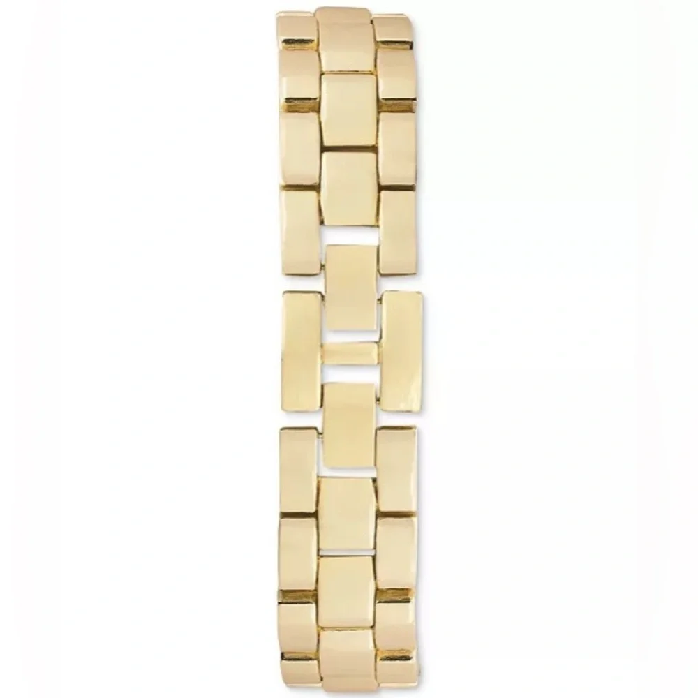 NIB Women's Marble & Gold-Tone Bracelet Watch